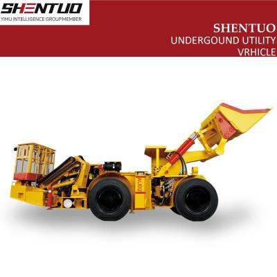 China                  Underground Service Equipment with Forks Scissor Truck Lift Tables Underground Mining Service Truck for Underground Mine              for sale