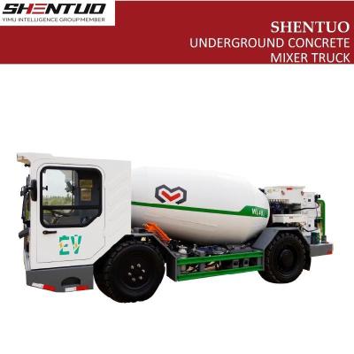 China                  Wl4bj Explosion Proof Underground Coal Mine Equipment Battery Driven Concrete Mixing Truck              for sale