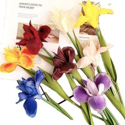 China Wholesale Decoration/Gifts Artificial Flower PU Real Touch Irish Iris Flower HC01849 Wedding Home Decoration for sale