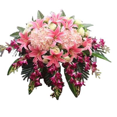 China HC2178 Simulation Flower Wholesale Reception Podium Living Room Conference Room Office Decoration Flower Table Decoration Flower for sale