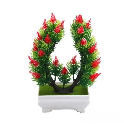 China Wholesale simulation simple green bonsai bonsai indoor plant decoration HC1879 artificial plants for sale