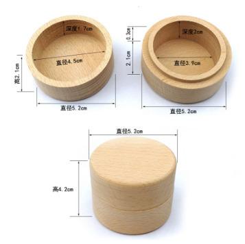 China Sustainable High quality wooden and environmentally friendly  Wood Ring Box jewelry box for sale