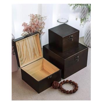 China Sustainable High quality wooden and environmentally friendly  Wood Ring Box jewelry box for sale