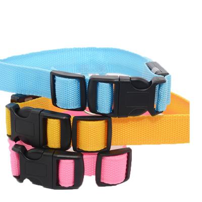 China Stored Usb Rechargeable Pet Led Dog Collar Light Up Night Safety Multi Color Nylon LED Dog Collars for sale