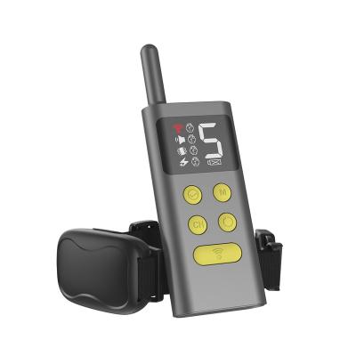 China Viable Manufacturer Wholesale Rechargeable Remote Control Electric Dog Training Collar With Waterproof Static Shock Function for sale