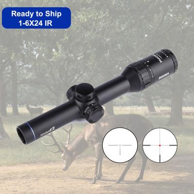 China Aircraft-grade 1-6x24IR HD Optics Scope 30mm SFP Aluminum Optical Short Range Hunting Illuminated 1/2 MOA Wide Angle for sale