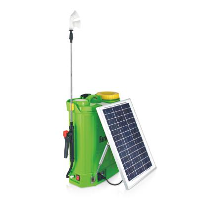 China Agriculture Backpack Sprayers Solar Electric Solar Panel Rechargeable Pesticide Sprayer for sale