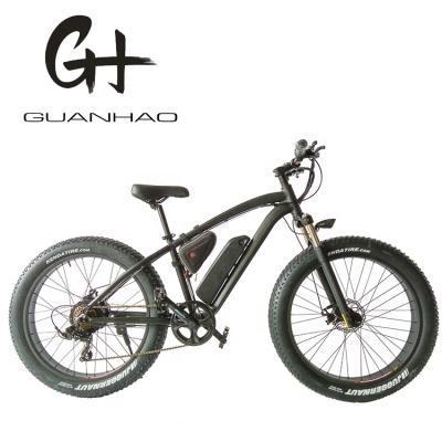 China Alloy 26inch CE 1000W 50KM/H Fat Tire Electric Mountain Bike Snow MTB Aluminum Electric Bicycle for sale