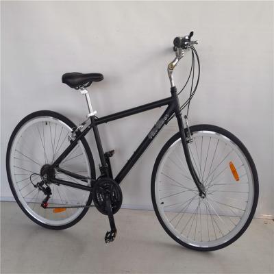 China Wholesale 2022 Steel 700C Aluminum Frame Unisex Bikes 21 Speed ​​Hybrid Bikes For Men Bike for sale