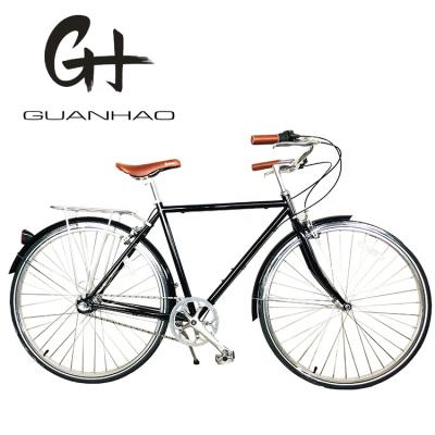 China Wholesale Steel Chinese Single Speed ​​Mens CE Factory CE OEM/ODM City Boy Vintage 700C Adult Bike for sale