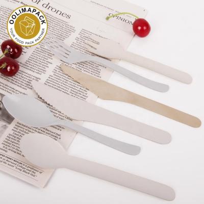 China 100% Biodegradable Disposable Tableware Fork And Knife Disposable Western Party Utensils for sale