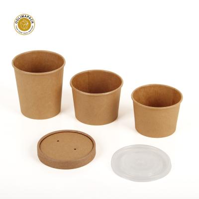 China Soup 6 Cup 8 12 16 20 26 32oz Biodegradable Soup Cup Disposable Soup Bowl Eco Friendly Containers for sale