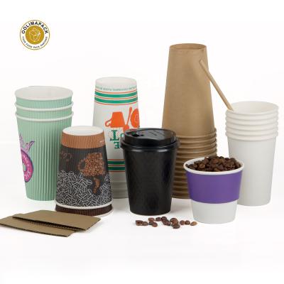 China Wholesale Biodegradable Customized Size 200ml Disposable Large Capacity Compostable Cups For Drink Coffee for sale