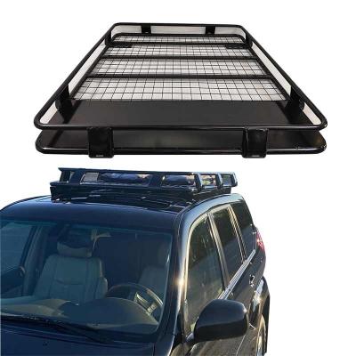 China Entry Luxury GRANDTEC Removable 4x4 Universal Steel Good Quality Off-road Auto Car Roof Rack Basket Luggage Storage Carrier For Pickup Trucks for sale