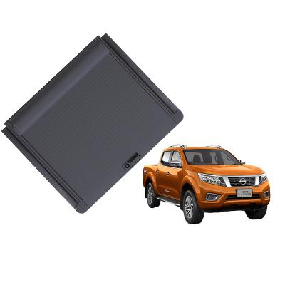 China Duarable No Drilling Easy Installation Truck Pickup Bed Cover Manual Roller Lid Hard Tonneau Cover For Nissan Navara NP300 Double Cab for sale