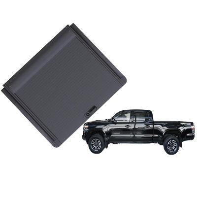 China Duarable GRANDTEC Aluminum Waterproof Anti-theft Hard Retractable Pickup Truck Bed Cover Manual Tonneau Cover For Toyota Tacoma 5.0ft for sale