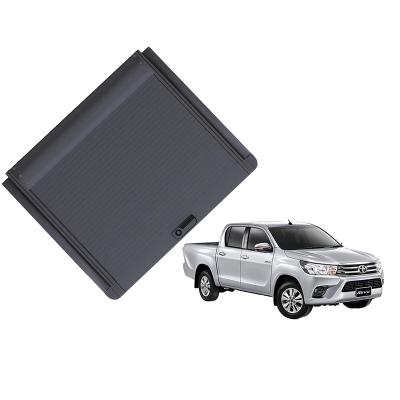 China Duarable GRANDTEC Hot Sale Easy Install Roller Shutter Cover Retractable Manual Pickup Bed Cover Tonneau Cover For Toyota Hilux Revo for sale