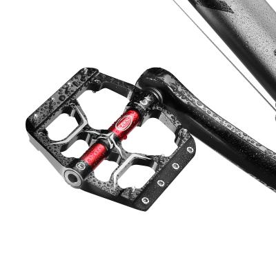 China CXV15 Platform Wide Flat Mountain Road Bicycle Pedal 3 Pedal Bearings 9/16in Aluminumwith Recycling Sealed Removable Non-Slip Cleats for sale