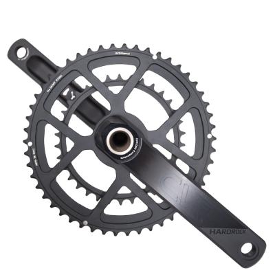 China Road Bikes HARDROCK 2 x 10 /11/12 Speed ​​Road Chainset Wheel Crank Protector, 50/34T, 165mm/170mm/172.5mm/175mm, Cranksets for sale