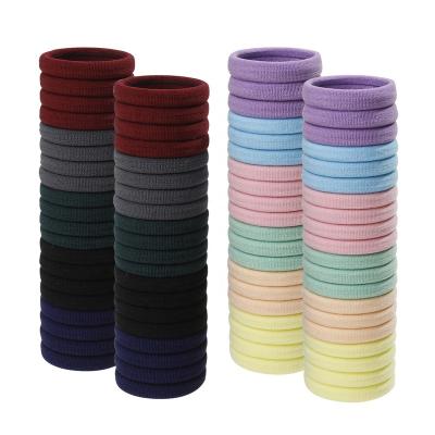 China Hair Care 20PCS in a box Wholesale Seamless Hair Ties Elastic Hair Band Accessories Ponytail Holders For Women And Girl for sale