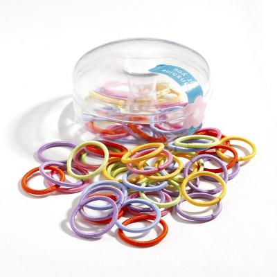 China Hair Care Mini Hair Bands Small Ponytail Holders Hair Tie Set Accessories For Kids for sale