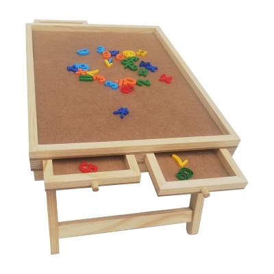 China DIY TOY Wooden Jigsaw Puzzle Table Portable Jigsaw Puzzle Table for sale