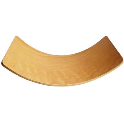 China Wooden Balance Board Kids Seesaw Shimmy Board Balancing Dish Wooden Toys Balance Fitness Shimmy Board WOODEN Fitness Board for sale