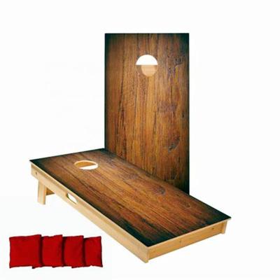 China Yoga Exercise Game Cornhole Play Corn Hole Boards Toss Game With Durable Cornhole Carry Case Cornhole Boards Wooden Throwing Sandbag for sale