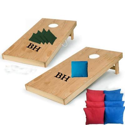 China Yoga Wooden Cornhole Exercise Boards Regulation Corn Hole Board Game Set Cornhole Game Mini Bean Bag Toss Game Sandbag Board for sale