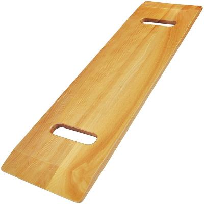 China Body Health Care Wooden Patient Slide Panel Transfer Wooden Sliding Board for sale