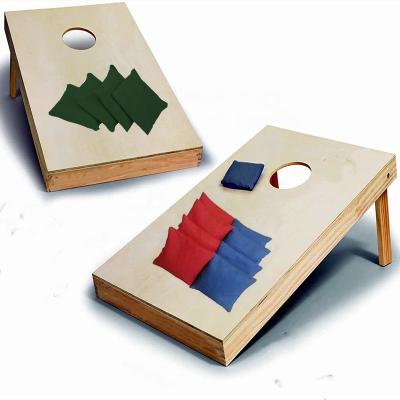 China Outdoor Cornhole Game Set Throwing Outdoor Game, Cornhole Game Set Regulation Size Cornhole Boards With Bean Bags Sandbag Board for sale