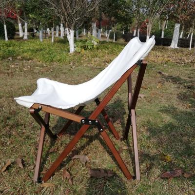 China S Wood Frame Canvas Outdoor Wooden Folding Chair Wooden Chair for sale