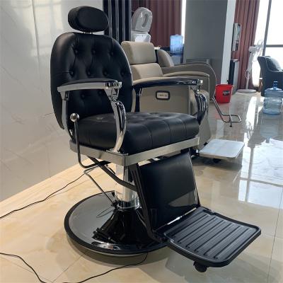 China Xingyi Modern Barber Shop Special Lift Shaving Oil Head Chair Barber Shop Hair Cutting Chair Special Barber Chair for sale