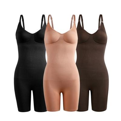 China Xingyi Antibacterial Fajas Colombianas Plus Size Women Shapers Cream Seamless Bodysuits Shapewear Full Bodysuit Corset Top Nylon Panty Overalls for sale