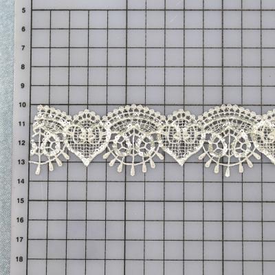 China Viable Flower 3.5cm Bridal Tulle Lace Fabric Sequin Embroidery Lace Ornament Garment Decoration DIY Hand Sewing for sale