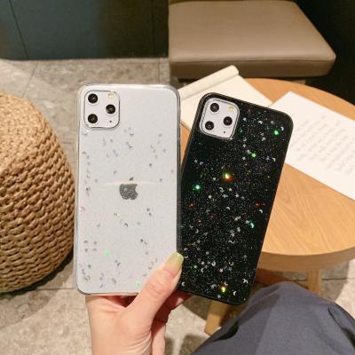 China Ultrathin Transparent Soft TPU Case For iPhone 11 Pro Max XR X For iPhone 6 6s 7 8 Plus XS MAX Luxury Star Glitter Phone Case 036 for sale