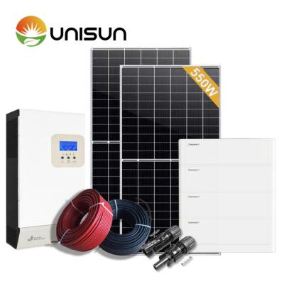 China Factory price 3kw 5kw full set home solar systems off grid solar system kit price 3000w commercial 5000w for sale