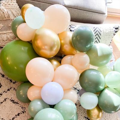 China 100% Natural Gold Latex Metallic Confetti Balloons For Party Supplies Balloon for sale