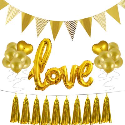 China EASY TO USE LOVE letters foil balloons for sale