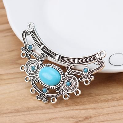 China Popular Large Boho Chandelier Multi Strand Connector Charms Pendants For Necklace Jewelry Making for sale