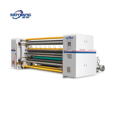 China Kraft Paper SX-FQJ - B Fully Automatic Super Clear Bopp Adhesive Tape Slitting Rewinding Machine for sale