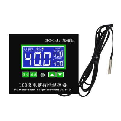 China XH-W1412 W1412 220V 24V 12V Temperature Thermostat Controller Temperature Digital W1412 for sale