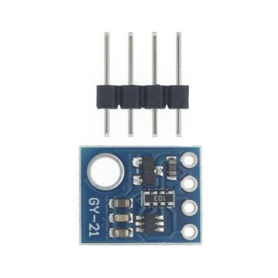 China Environmental Testing GY-21 HTU21 High Accuracy Humidity Sensor Industrial Humidity Controller With I2C Smart Interface Si7021 for sale