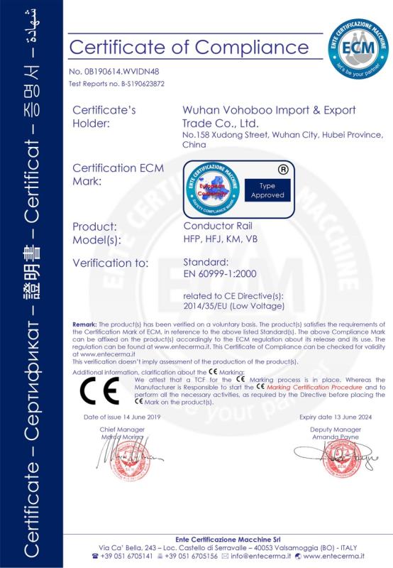 CE - Wuhan Vohoboo Import & Export Trade Co., Ltd.