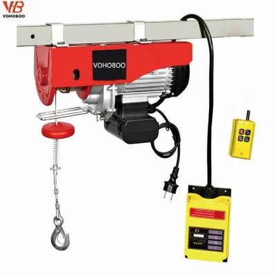 China Home Use Lifting 50kg Goods To 200kg Electric Mini Hoist With Wire Rope for sale