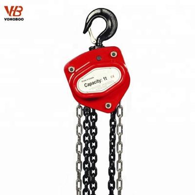 China Lifting Tools 3 Ton HSZ Type Chain Hoist Manual Lifting Chain Pulley Block for sale