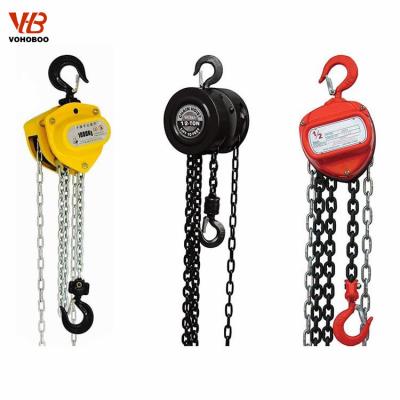 China Lifting Tools Manual Lifting Equipment Traction Elevator Industrial Chain Block 10 Ton Chain Hoist for sale