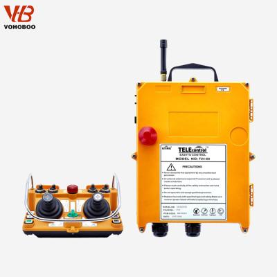 China Machinery Factory Supply IIndustrial Lifting Multi-Channel Wireless Remote Controller 24V Transmitter Receiver F24-60 for sale