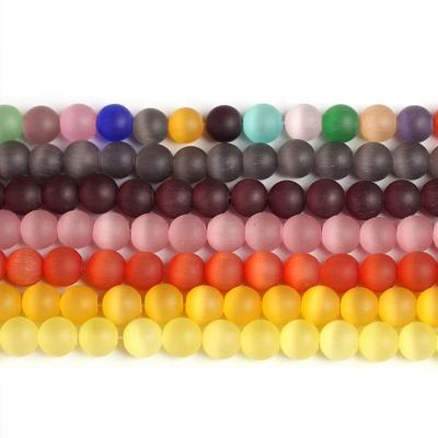 China Matte Frosted Cat Stone New Arrivals Stone Beads For Jewelry Making (AB1723) for sale