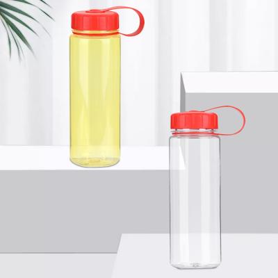 China Factory Direct Viable 500ml Leak-Proof Sports Water Bottle Environmental Protection Plastic Sports Transparent Water Bottle for sale